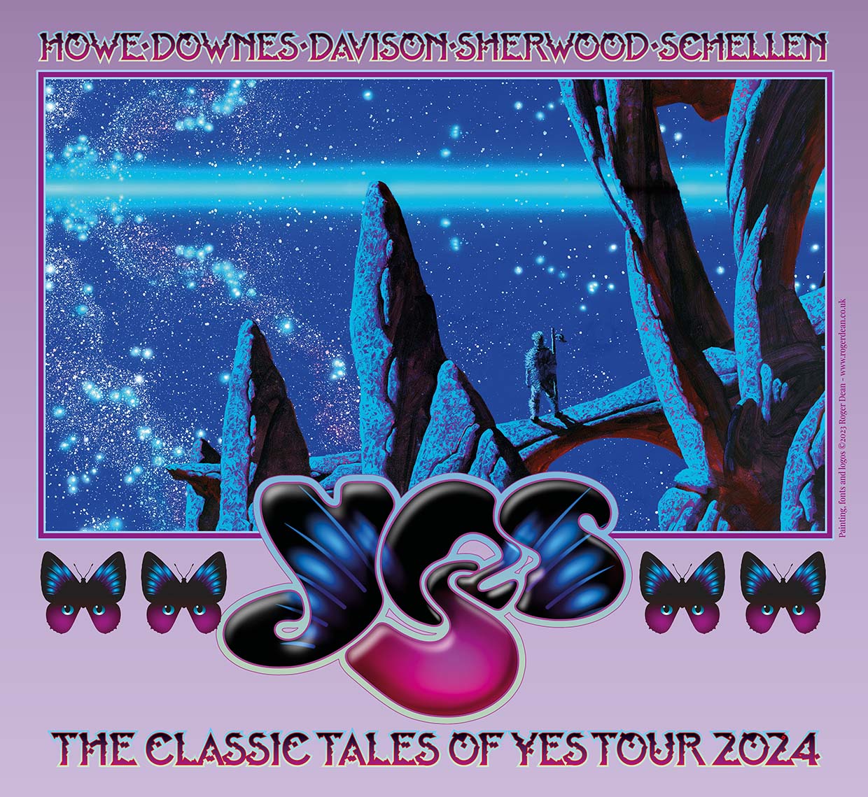 The Classic Tales of YES Tour 2024 Poster